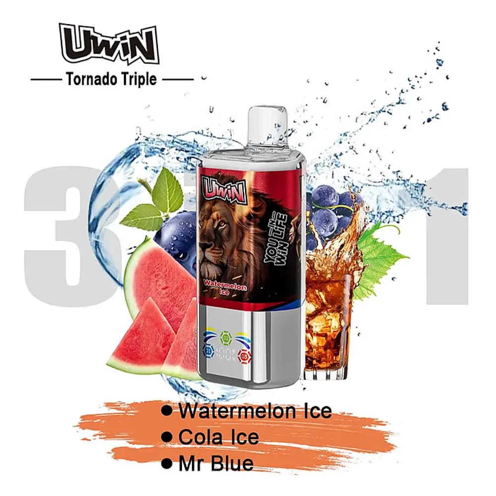 Uwin Tornado Triple 60K 3in1 | 3 in 1 Flavors & 60000 Puffs Disposable Vape - Image 2