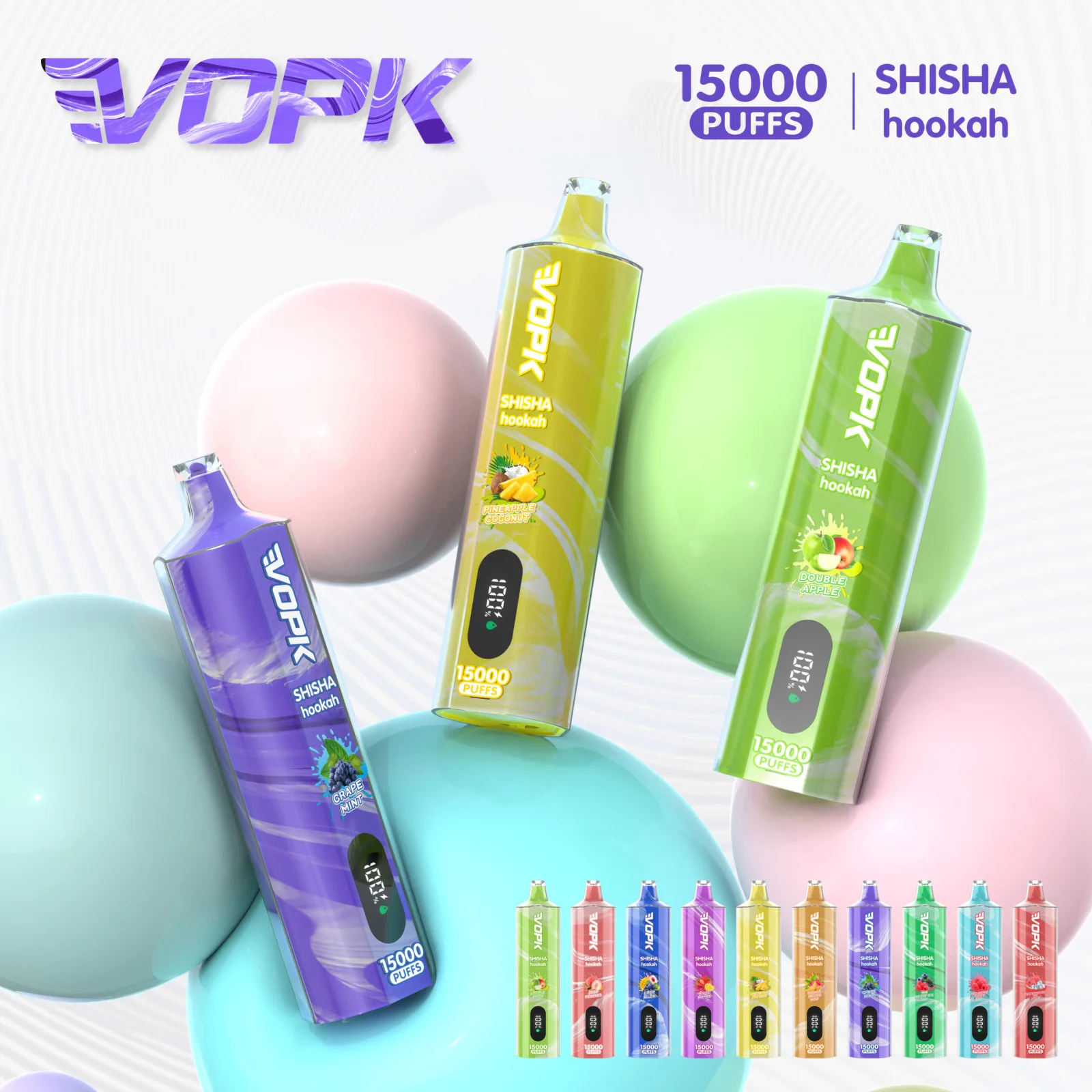 VOPK Shisha 15000 Puffs Original Vape JNR Hookah 15K