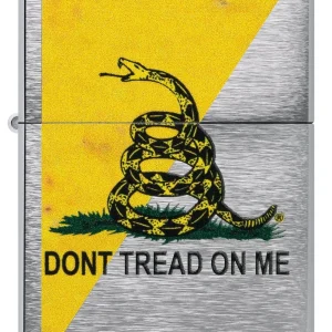 Zippo Lighter - Don't Tread On Me Gadsden Flag