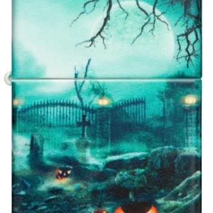 Zippo Lighter - Graveyard All Over Design
