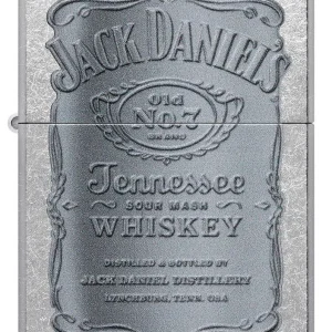Zippo Lighter - Jack Daniel's Silver Logo