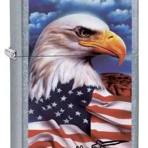 Zippo Lighter - Mazzi Freedom Watch Street Chrome
