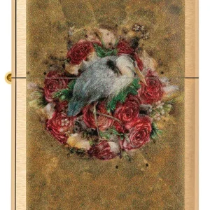 Zippo Lighter - Spazuk Bird & Roses